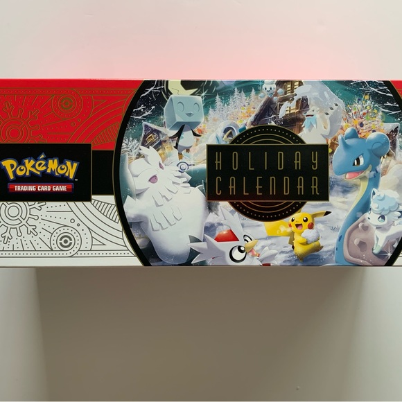 Pokemon TCG Holiday Advent Calendar 2022 Factory Sealed With Packs &amp;  Pro